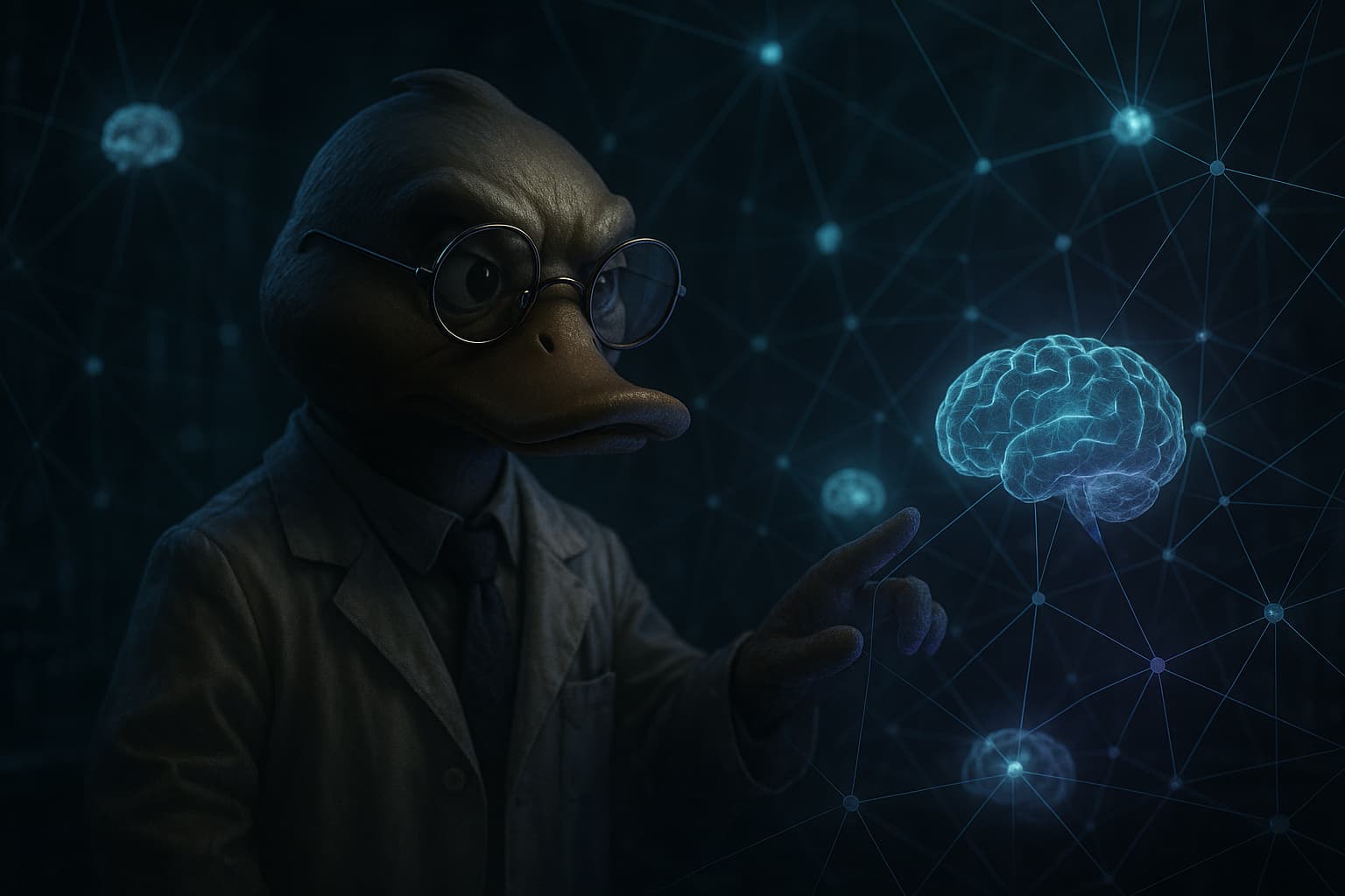 Quack Second Brain knowledge graph showing connected memories and Obsidian integration
