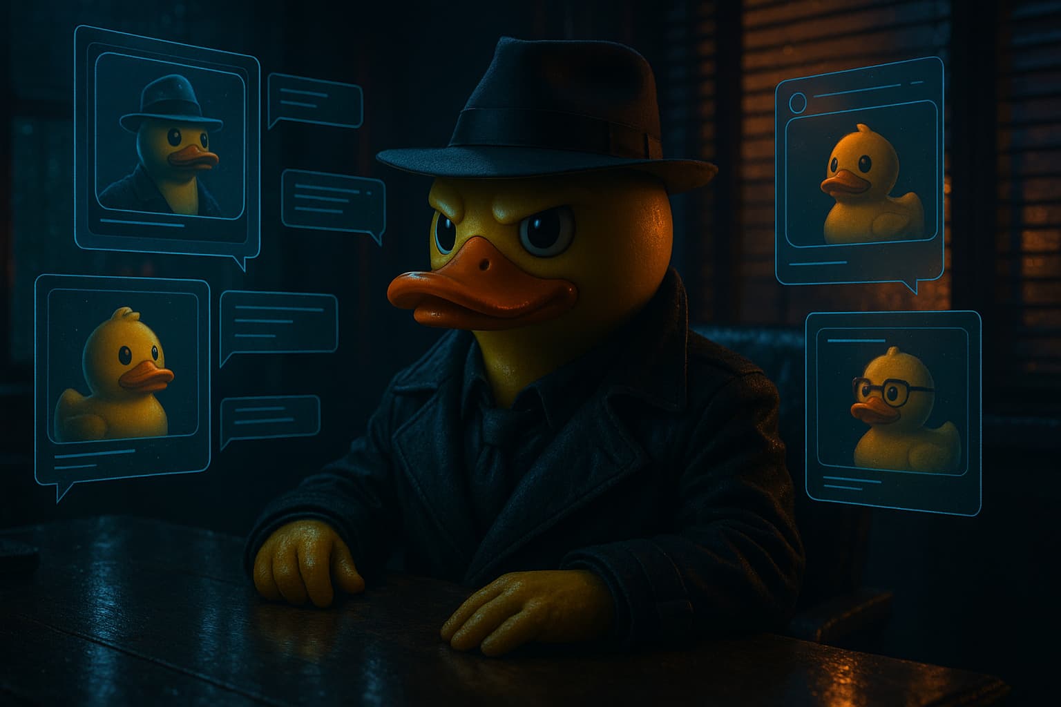 Quack multi-agent chat interface showing multiple Claude Code AI agents with WhatsApp-style conversation view